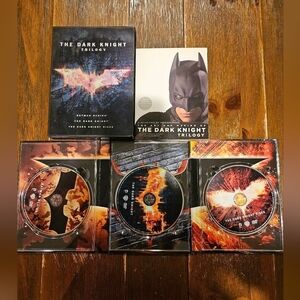 THE DARK KNIGHT TRILOGY DVDS